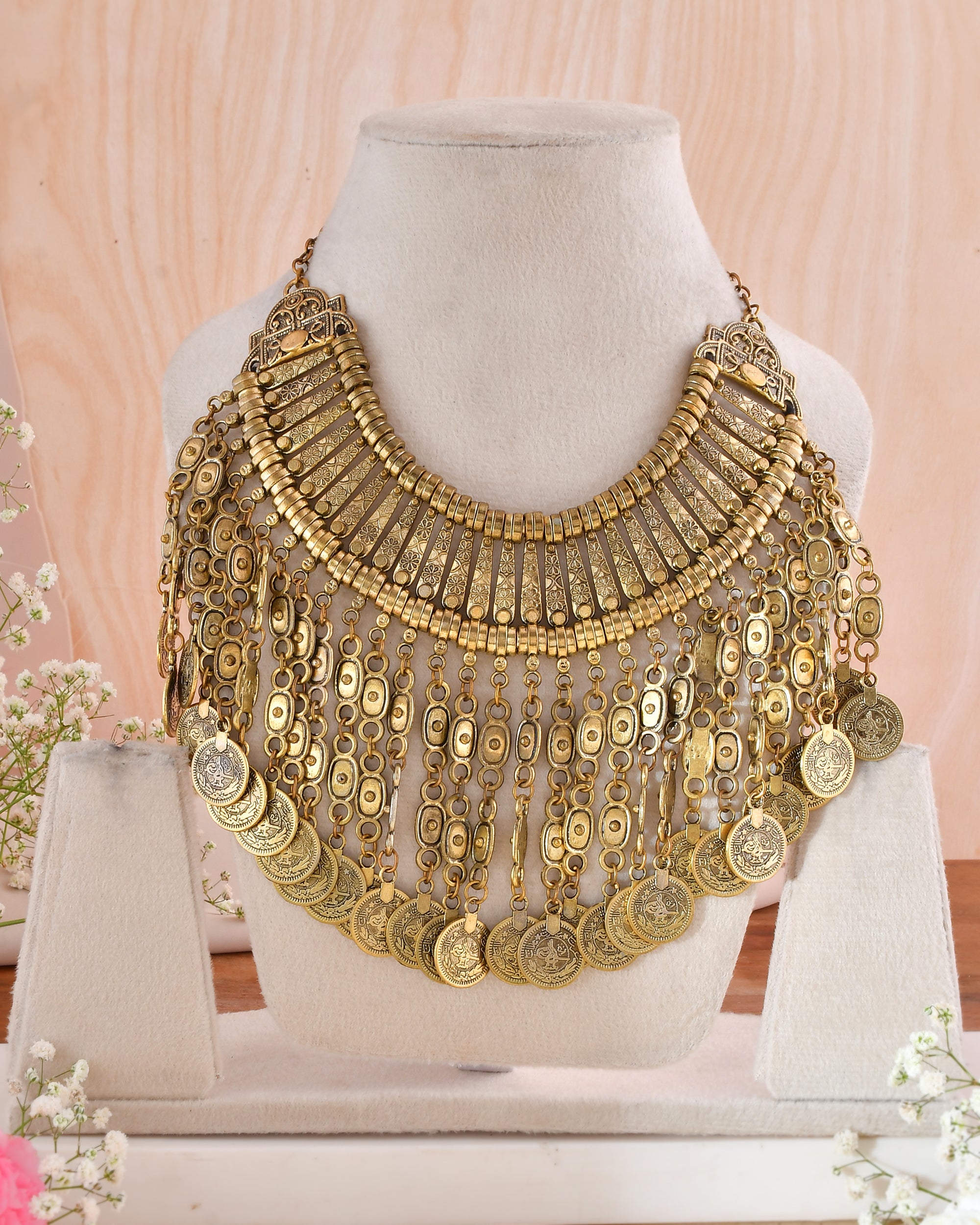Swarna Mudra Haar Dandiya Necklace